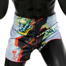 Fairtex Gray Satoru Slim Cut Muay Thai Boxing Shorts - OTM Fight ShopFairtex